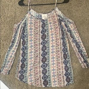 Knox Rose cut out shoulder top